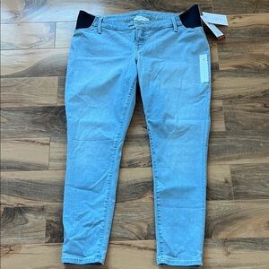 Isabel Maternity Ingrid Isabel Skinny Side Panel Jeans Size 14 NWT